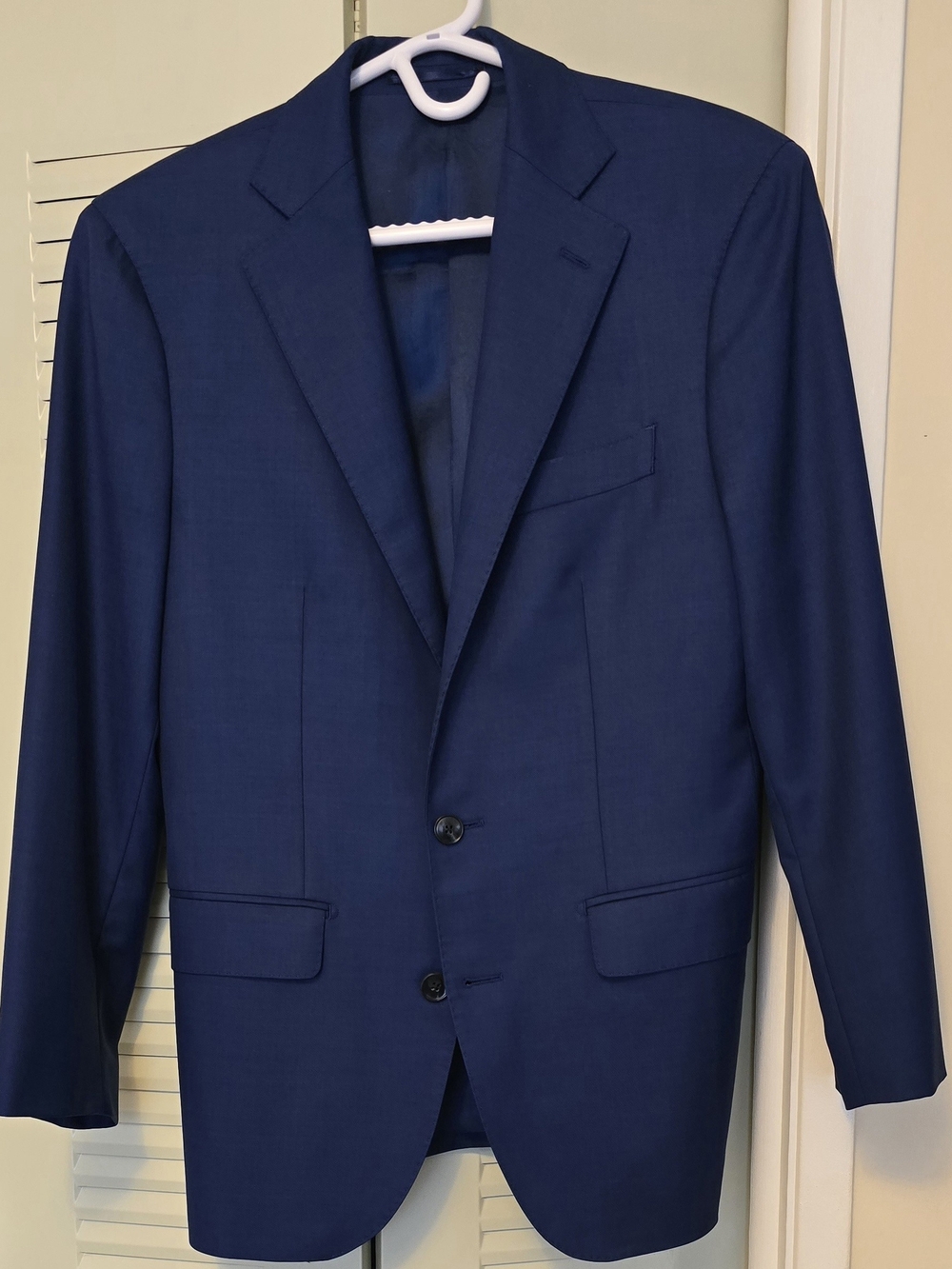 Atelier Munro for Harry Rosen Custom Navy Blue Suit Jacket Blazer Mens Small